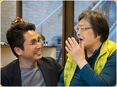 一人ひとりと真剣に向き合います