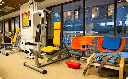 リハビリのための豊富な設備